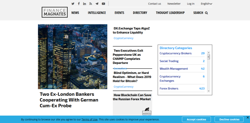 Screenshot 2019 01 03 Financial and Business News Finance Magnates 1024x504 - Top 10 Forex Trading Sites To Follow For Beginners